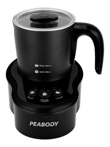 Espumador De Leche Peabody Mf2316 250ml 600w Espuma Calienta