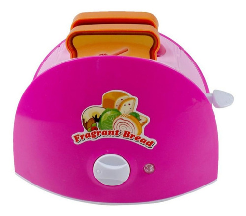 Imagem 3 de 5 de Mini Torradeira Brinquedo Com Som E Luz - Funciona A Pilha