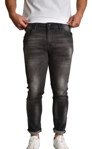 Imagen 1 de 8 de Pantalón Skinny Hombre Mezclilla Gris 147 Sherman Morgan