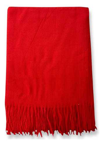 Bufandon Bufanda Maxi Nube Grande Amplia Afelpada Abrigo 34 Rojo Liso