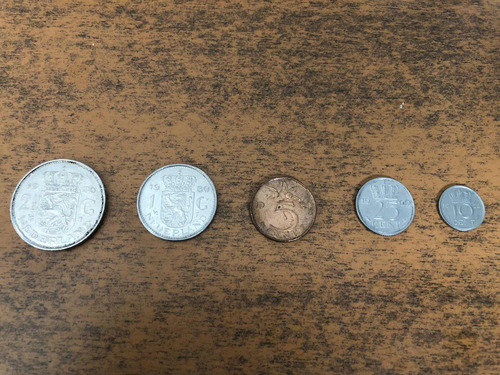 Set De 5 Monedas De Holanda