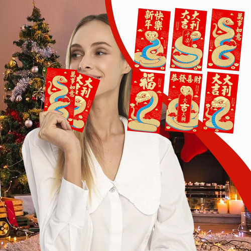 Hh Sobres Rojos For El Año De La Serpiente Sobres Chinos