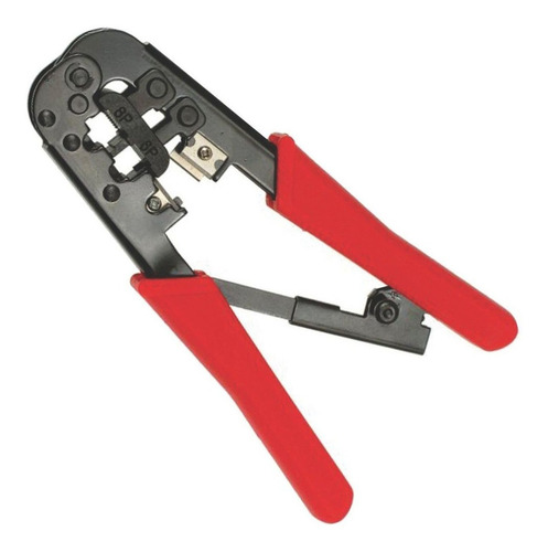 Imagem 2 de 6 de Alicate Crimpar Testador De Cabo 20 Conectores Rj45 Bateria9
