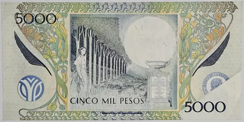 Billete Error 5000 Pesos 01/ago/2010 Unc Multiples Errores