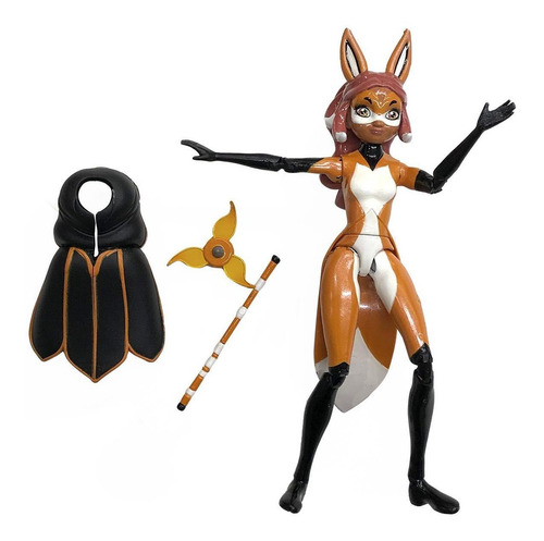 Imagen 2 de 3 de Figura Ladybug Miraculous Rena Rouge 5 Articulada Bandai
