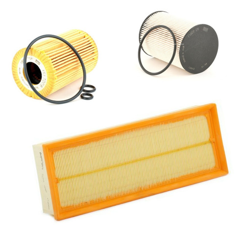 Kit Filtros Afinación Mann Para Vw Jetta A6 Mk6 2.0 Diésel