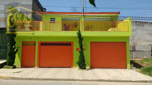 Imagem 1 de 12 de Casa Com 2 Dormitórios À Venda, 240 M² Por R$ 450.000,00 - Recreio Das Palmas - Suzano/sp - Ca0281