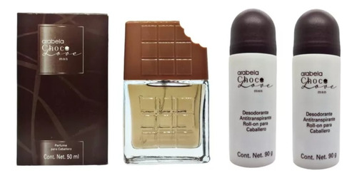 Perfume Caballero Chocolove + Desodorante Aroma Chocolate