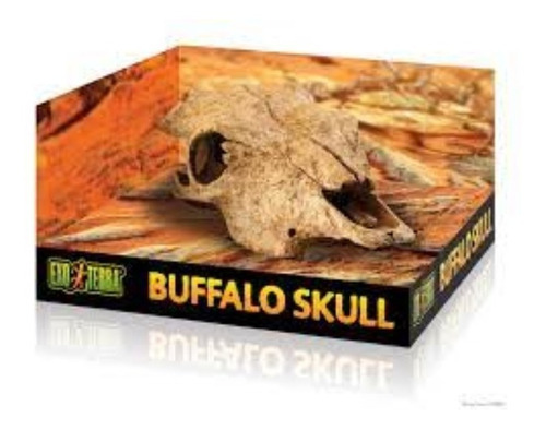 Exo Terra Resina Cráneo Buffalo Skull Terrario Cueva Acuar