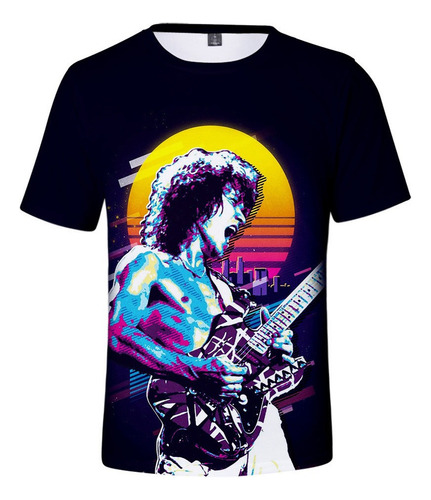 Nueva Camiseta De Eddie Van Halen Con Impresión 3d