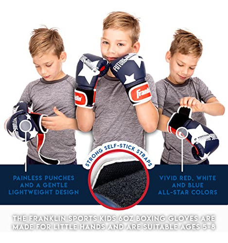 Guantes De Boxeo Franklin Sports Future Champs Kids 180 G