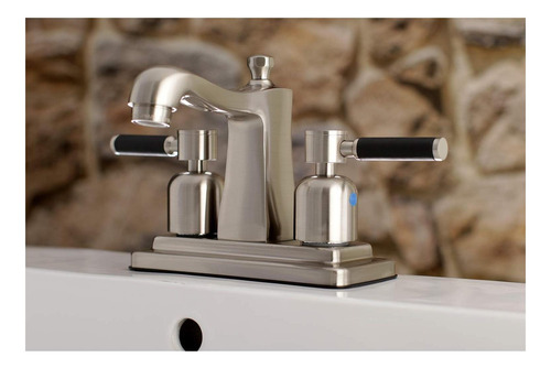 Kingston Brass Fb4648dkl Kaiser 4 Centerset Baño De Baño, X