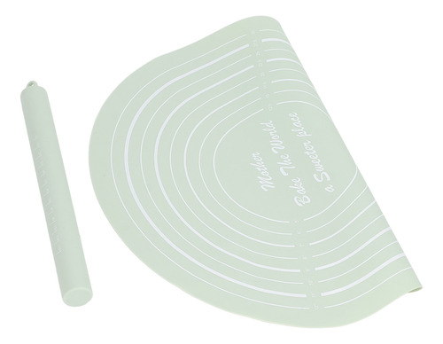 Juego De Rodillos De Masa Para Hornear De Silicona Verde