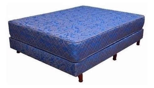 Conjunto Sommier 2 Plazas Con Marco De Acero Somier