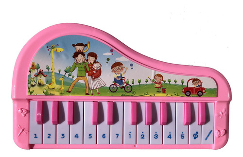 Organo Musical A Pila Piano Teclado Infantil Pianito