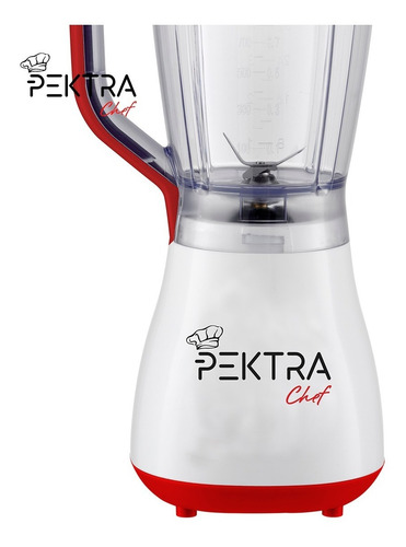 Imagen 5 de 10 de Licuadora Pektra 1.5 L 2 Velocidades Turbo Jarra De Plastico