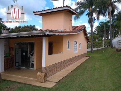 Linda Chácara Com 03 Dormitórios, Piscina, Área Gourmet, Pomar, Pertinho Da Cidade À Venda, 800 M² Por R$ 350.000 - Zona Rural - Pinhalzinho/sp - Ch0003