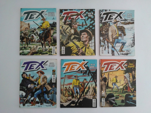 Tex - Lote Com 6 Gibis - Mythos Editora - 2016/2017 (Usado)
