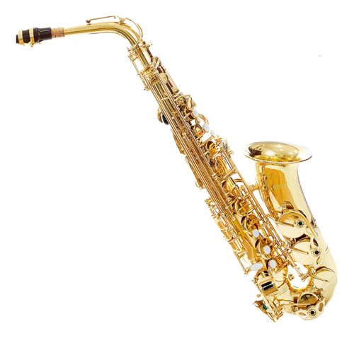 Saxofon Alto Century Cnsx005 Mib Cas-200gl Laqueado Msi