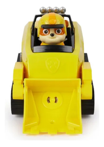 Paw Patrol Jungle Pups - Vehiculos Trasformables De Animales Rubble's Rhino Vehiculo Amarillo