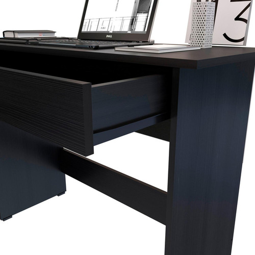 Escritorio Con Cajón Color Wengue Maderkit
