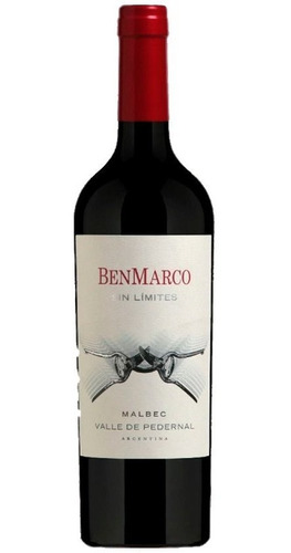 Vino Tinto Benmarco Sin Límite Malbec Valle Pedernal