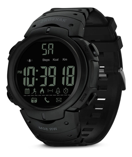 Reloj Inteligente Smartwatch Bluetooth Raktors Dc3 Bateria 1 Año Negro 