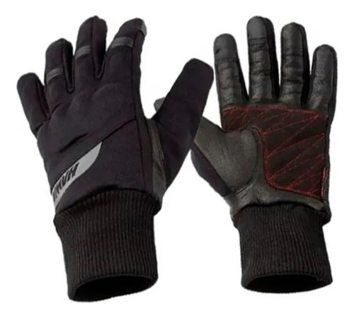 Guantes Moto Hawk Invierno Softshell Proteccion Tecda Negro Xxl