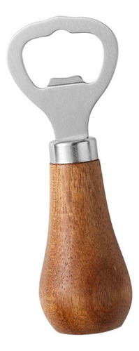 Abridor De Botellas De Cerveza Con Mango De Madera,