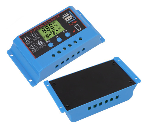 Controlador De Carga Solar De 12v 24v Lcd