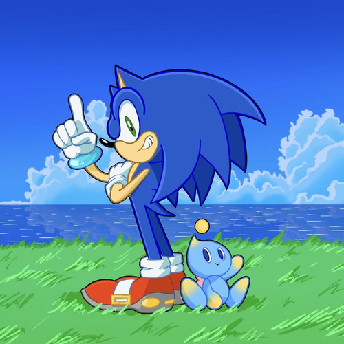 Funko Pop Sonic With Chao #1036 Pop! Sonic The Hedgehog