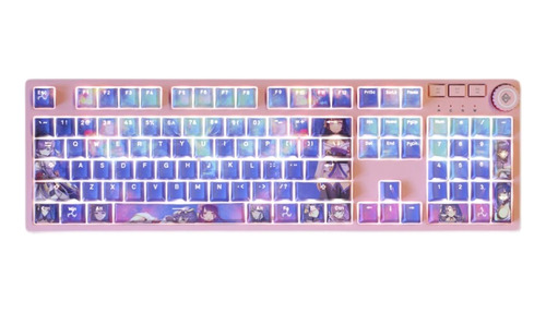 Teclas De Teclado Mechnical Impact Pbt Shogun Raiden Genshin