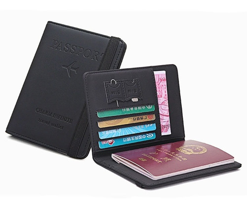 Portapasaporte Pass Porta Documentos Billetera Equipaje 