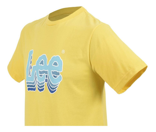 Imagen 4 de 5 de Playera Casual Lee Manga Corta De Hombre S10