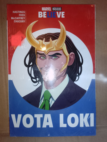 Vota Loki Believe Marvel Básicos Thor Avengers Nuevo Sellado
