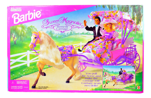 Barbie Sweet Magnolia Horse & Carriage Set Walmart Exclusive