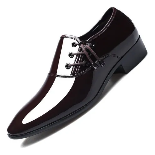 Zapatos brillantes hombre clearance