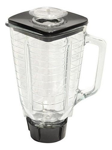 Vaso De Licuadora Rosan Clasico De Vidrio Compatible Con Marca De Licuadora Oster
