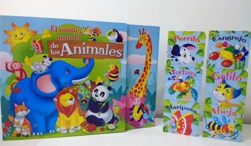 Lote 6 Libros Infantiles - Mundo Magico De La Selva