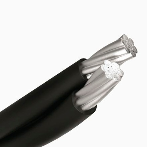 Cable De Aluminio Preensamblado 2x25mm (2 Aislados) R-200mts