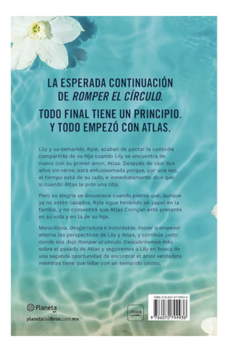 Volve A Empezar Pasta Dura, De Collen Hoover ( Original)