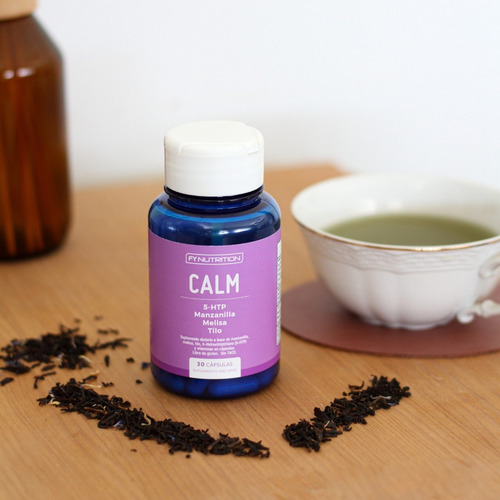 Calm - Fynutrition - 5htp Y Hierbas Relax, Ansiedad, Estrés