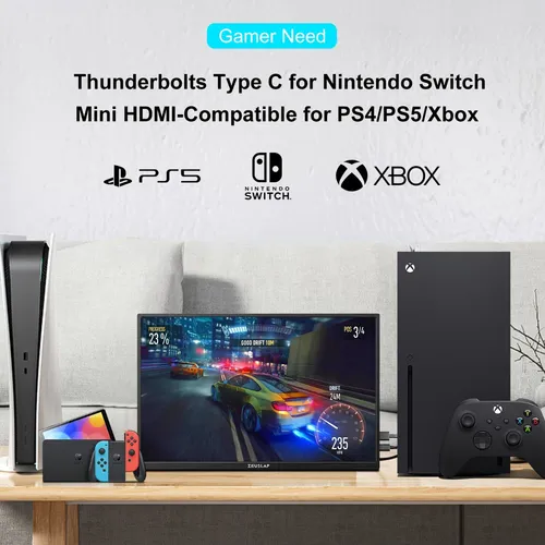 Monitor Portátil Táctil Zeuslap P16st 16 2560*1600 144hz