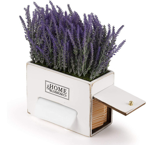 Decorativo Soporte De Caja De Pañuelos Con Lavanda Art... | Envío gratis