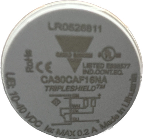 Sensor Capacitivo Carlo Gavazzi Modelo Ca30caf16na