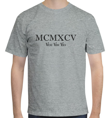 Playera Año 1995 - Mcmxcv - Números Romanos - Cumpleaños