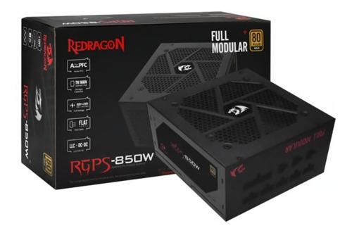 Fuente Pc Redragon 850w 80 Plus Gold Full Modular 4 Pcie *