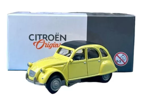 Voiture 1/24 Compatible avec Citroen 2CV Bleue - Welly 24009A-bleue