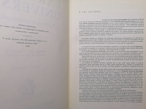 Enciclopedia Larousse Universal Ilustrado 3 Tomos Pasta Dura (Usado)
