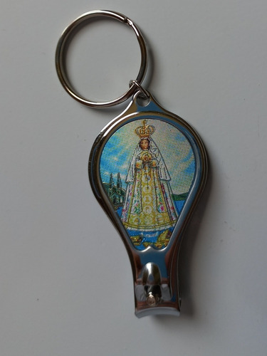 Llavero/ Cortauñas/destapador Virgen.